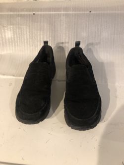 LL Bean Suede Comfort Mocs Men’s 8.5 black