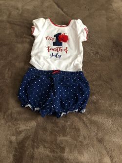 Cute outfit my First 4th of July