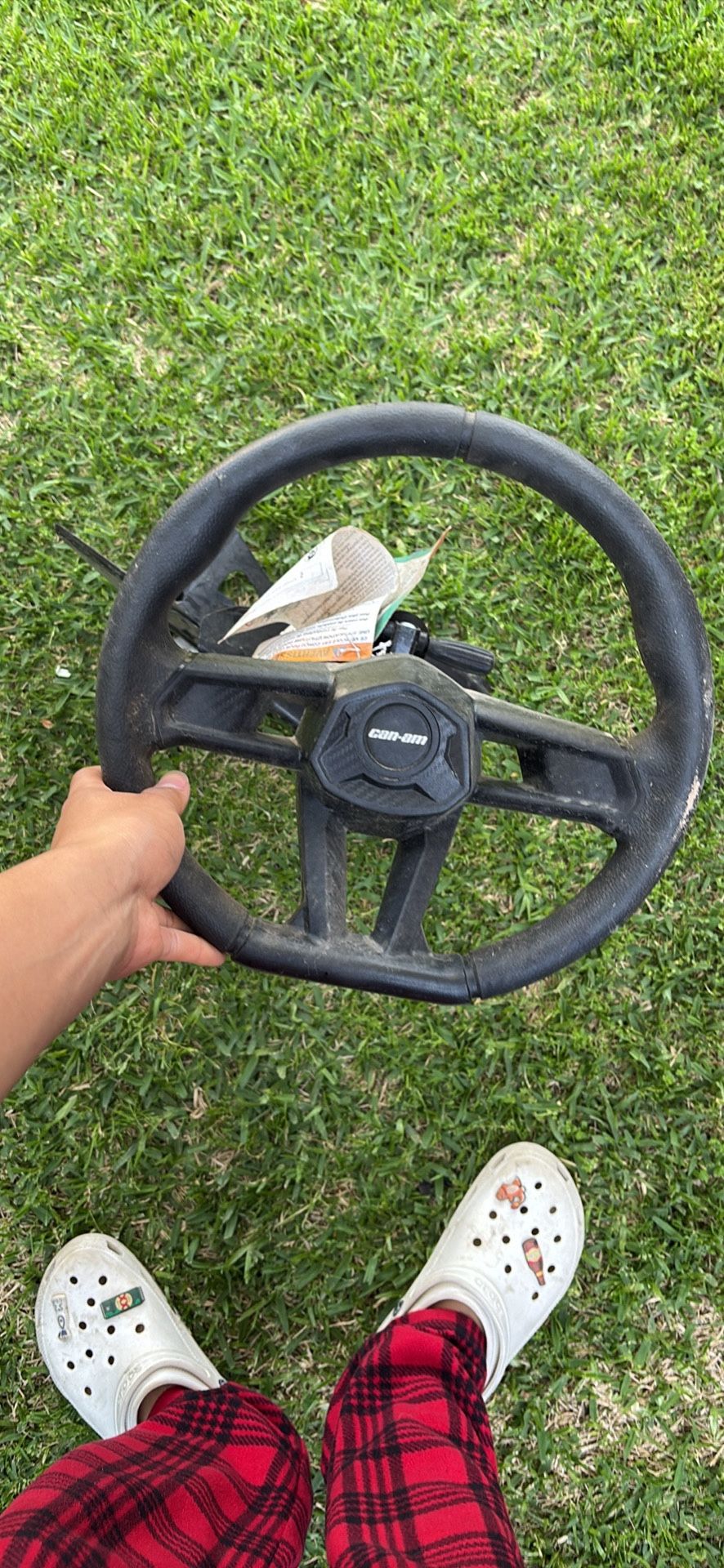 Can Am Steering Wheel