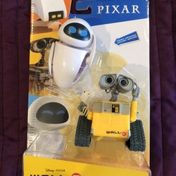 Disney Wall-E And Eve Pixar Figurine Toys-New in box