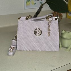 New Bebe Purse In Pale  Pink