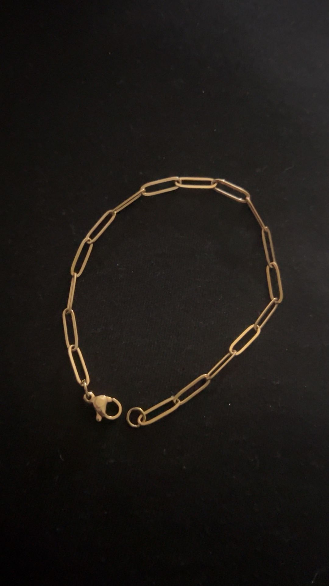 18k Gold Plated Stainless Steel Link Bracelet