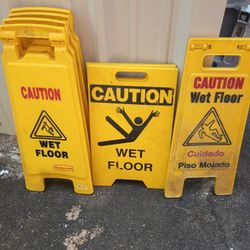 Wet Floor Caution Signs 