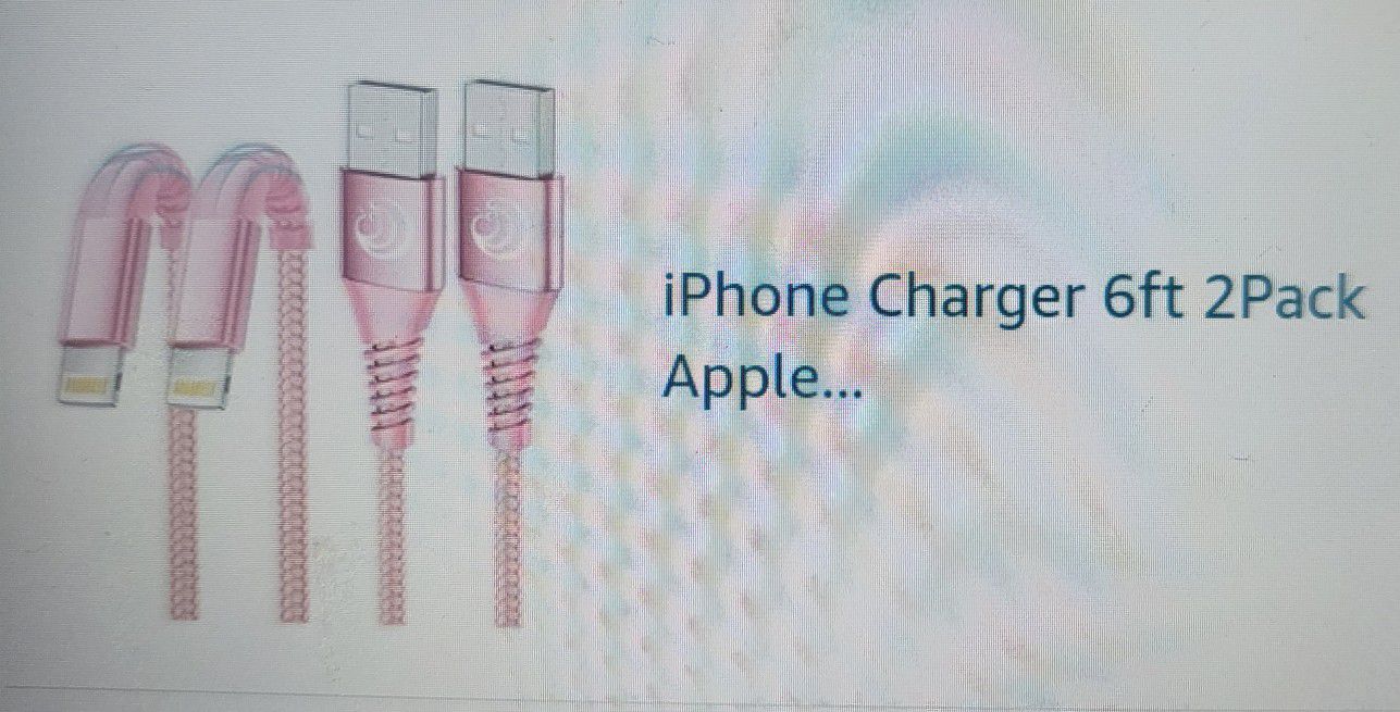 Pink Apple IPhone Fast Charging 