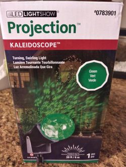 Gemmy Green Christmas Projection Light NEW