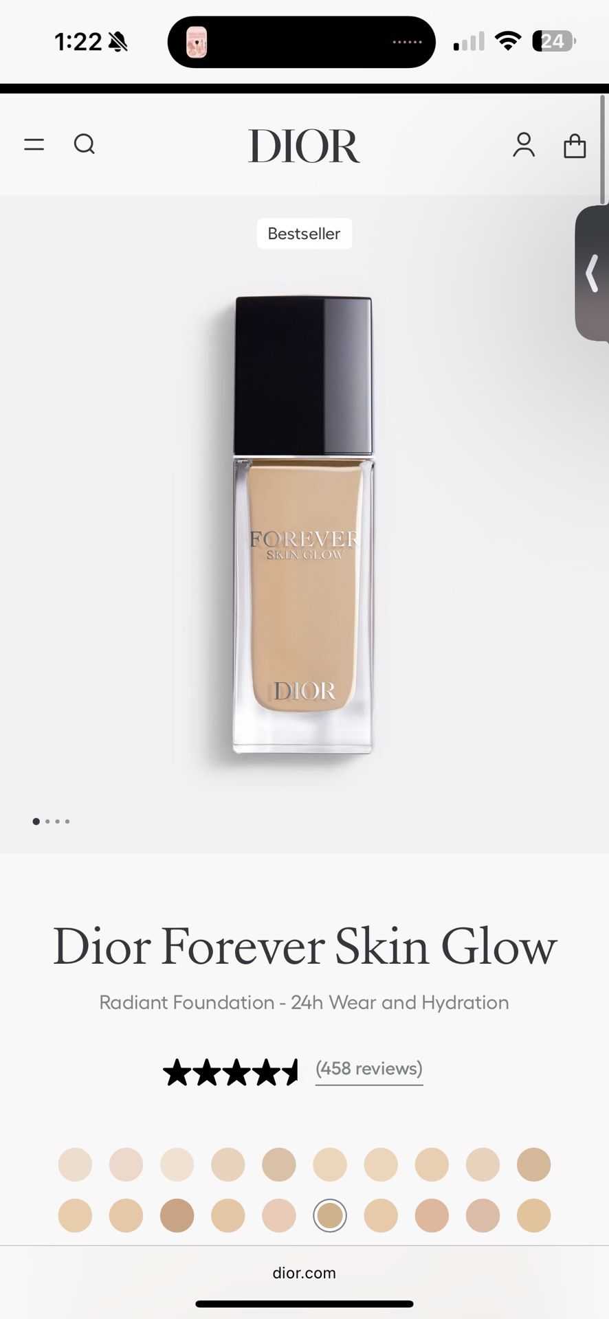 Dior Forever Glow Foundation