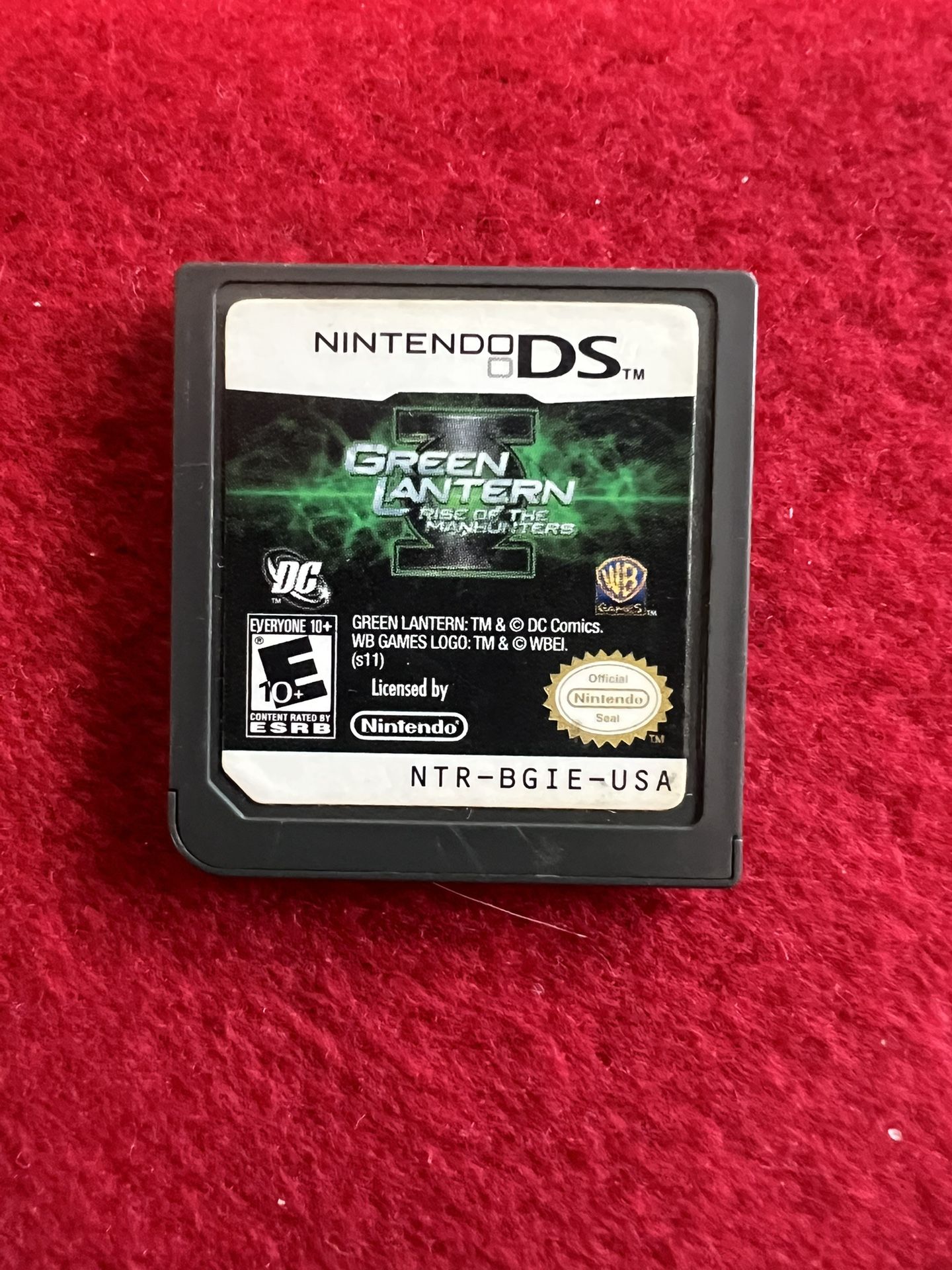 Green Lantern: Rise Of The Manhunters Nintendo For 3DS Game Only 3E
