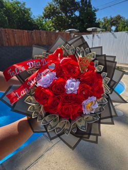 Ribbon flowers