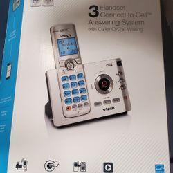 Vtech 3 Handset Bluetooth Connect To Cell Phones, Etc.