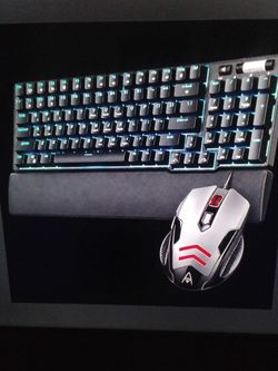 New Royal Kludge RK96 RGB Limited edition mechanical keyboard wireless 3-mode wrist rest with Adesso wired iMouse X1
