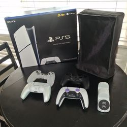 PS5 Slim Digital With Accessories 