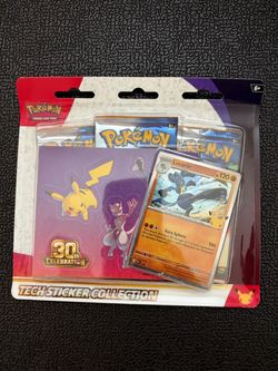 Pokemon 30th Celebration Tech Sticker Collection