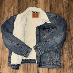 New Men’s Size Medium & 3XL Levi’s Sherpa Jacket 
