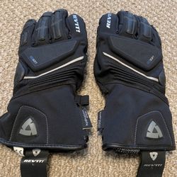 Revit Motorcycle Gloves Black Large 