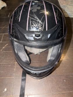 Woman’s motorcycle helmet