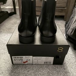 Mens Sz 9 Black Wylie Chelsea Boot *New*