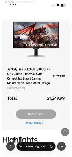 OLED GAMING MONITOR