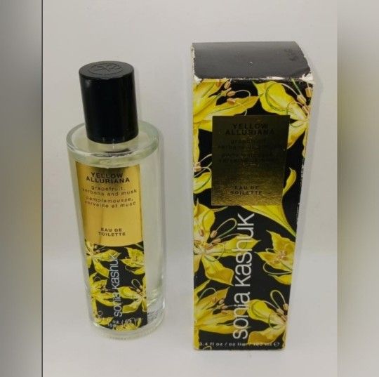 Yellow Alluriana by Sonia Kashuk, EDT 3.4 fl.oz., grapefruit, verbena and musk