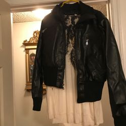 Miley Cyrus leather jacket