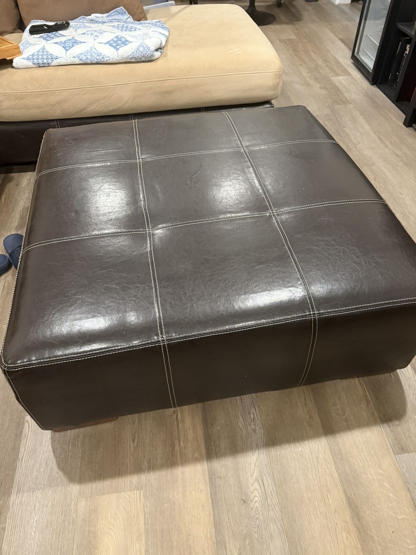 Leather Coffee Table