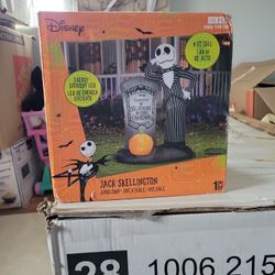 NEW jack Skellington Airblown Inflatable 6 Ft Tall