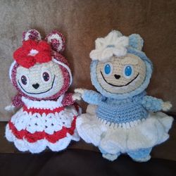 Cute Labubu Crochet Doll