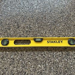 Stanley Aluminum 24-in 3 Vial I-beam Level