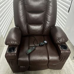Electric Lift Recliner Chair With Massage Leather OFFERS WELCOME