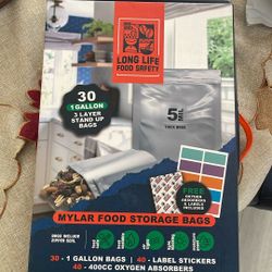 Mylar Food Storage Bags