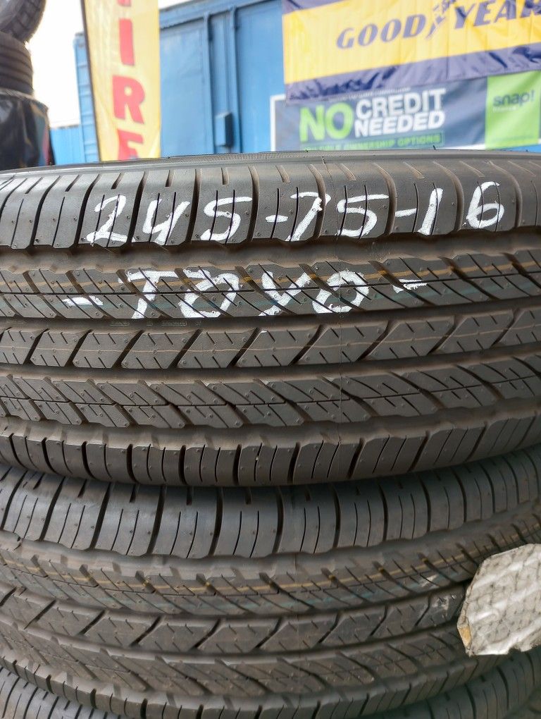 4 Llantas Nuevas 245-75-16 Toyo Open Country A31