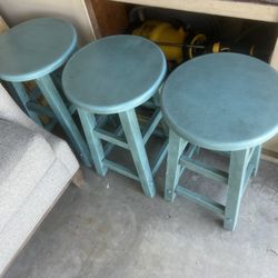 24” Wood Bar Stools