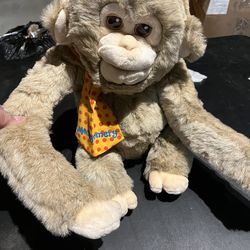 Vintage Hasbro Softies Montgomery Stuffed Monkey