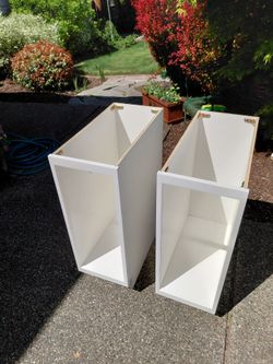 2 new white Puis brand, Kitchen Cabinets