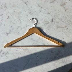 Pack of 20 Natural Slim Wooden Suit Hangers from Royal Hangers
