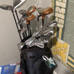 Full professional Golf Club set with bag 