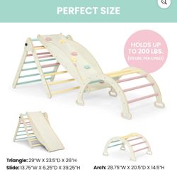 New kids wooden climbing gym