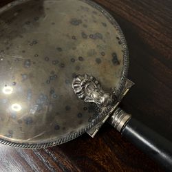 ANTIQUE https://offerup.com/redirect/?o=Ri5CLlJvZ2Vycw== Silver Co 1883 Silent Butler-Wooden Handle