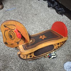 Wooden  Rockong Jorse