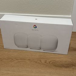 Google Nest WiFi Pro (WiFi 6E) - 3 Pack - Like New - Original Box