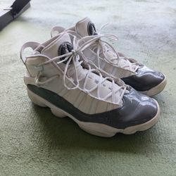 Nike Air Jordan 6 Rings White-Cool Grey-White Sz 12