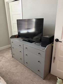 Dark grey dresser