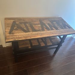 Rustic Wood Table/ Console Table 