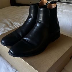STEVE MADDEN ALDAIR BLACK BOOTS MENS 10