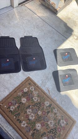 Dodgers car mats