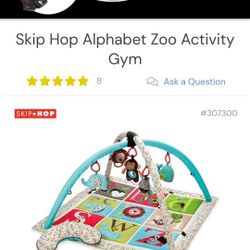 Skip Hop Baby Activity Gym Alphabet Zoo