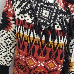 IDYLLWIND WESTERN WOMEN'S CARDIGAN SIZE S