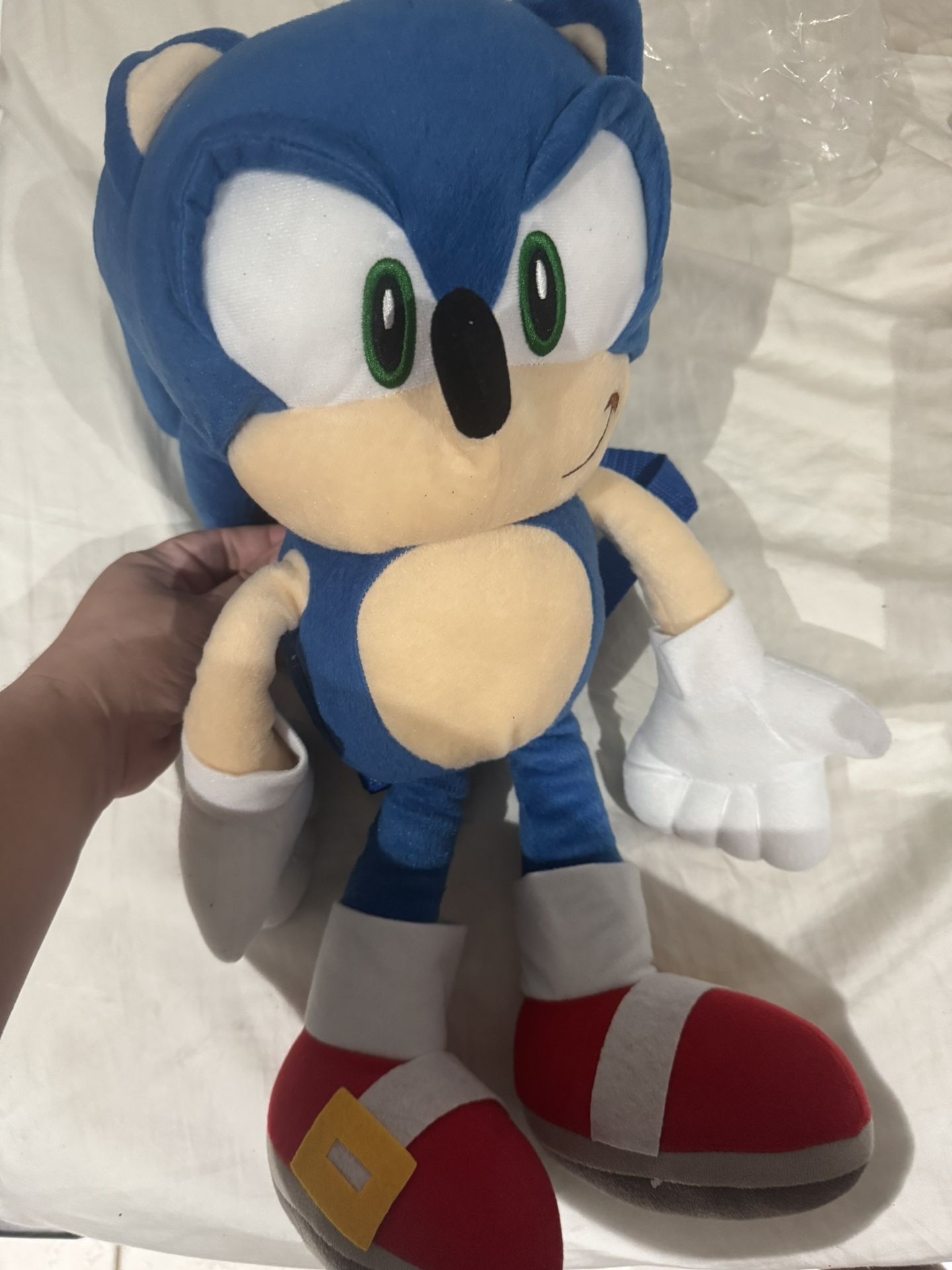 New With Tags- Sonic Plush Backpack 