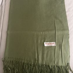 Green Pashmina Scarf/Shawl