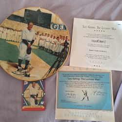 Authentic Baseball Collection Plates