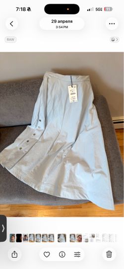 Zara cotton skirt size M